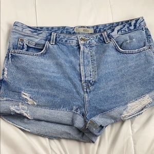 TopShop Motto Ashley Denim Shorts